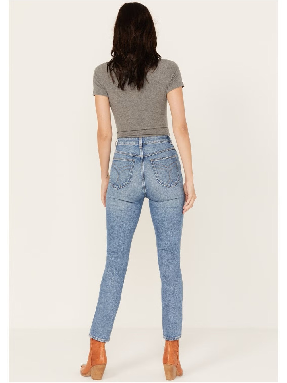 Rolla's High-Rise Light Blue Straight Leg Women's Jeans